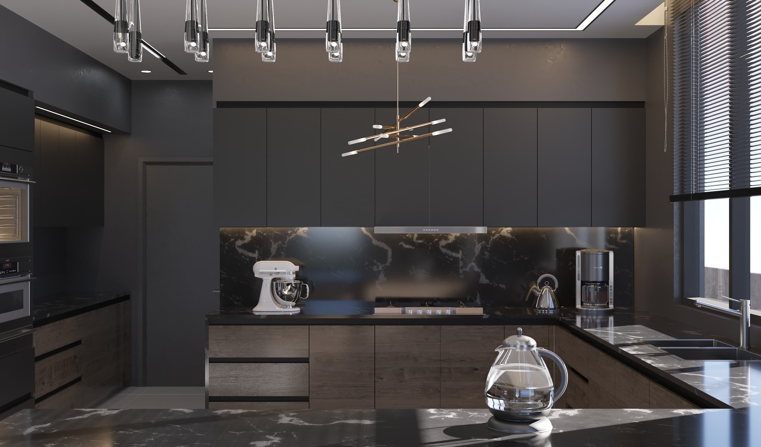 Interior Kitchen Rendering